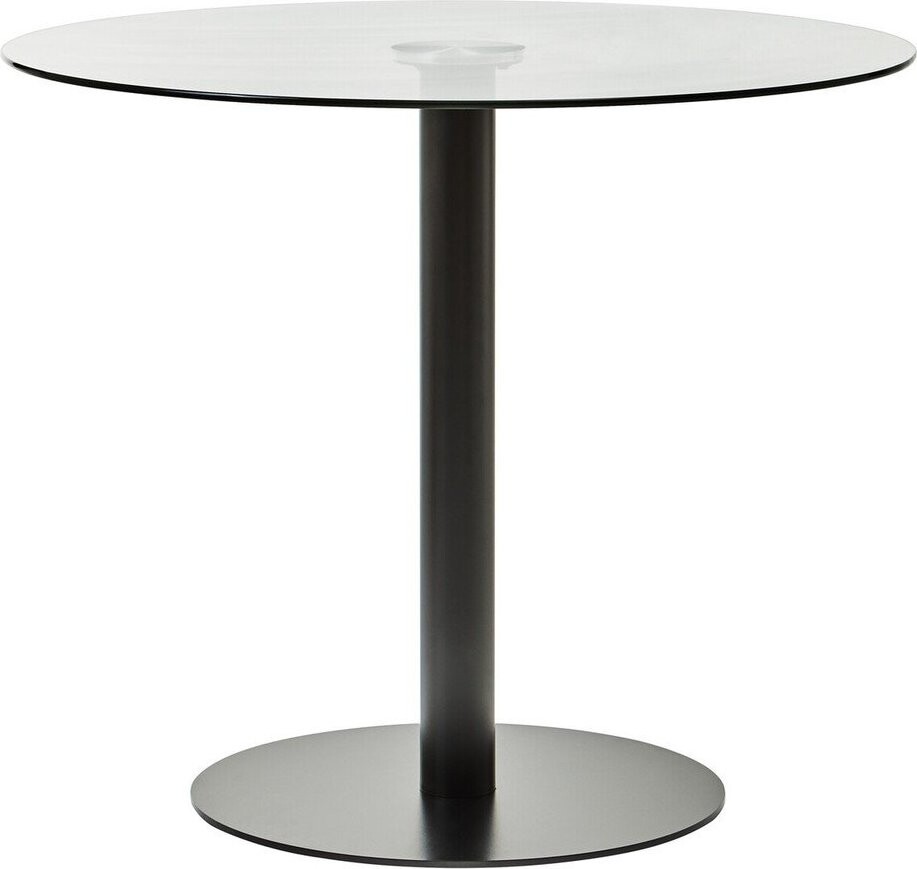 Kulatý jídelní stůl se skleněnou deskou ø 90 cm Metropolitan – Premier Housewares