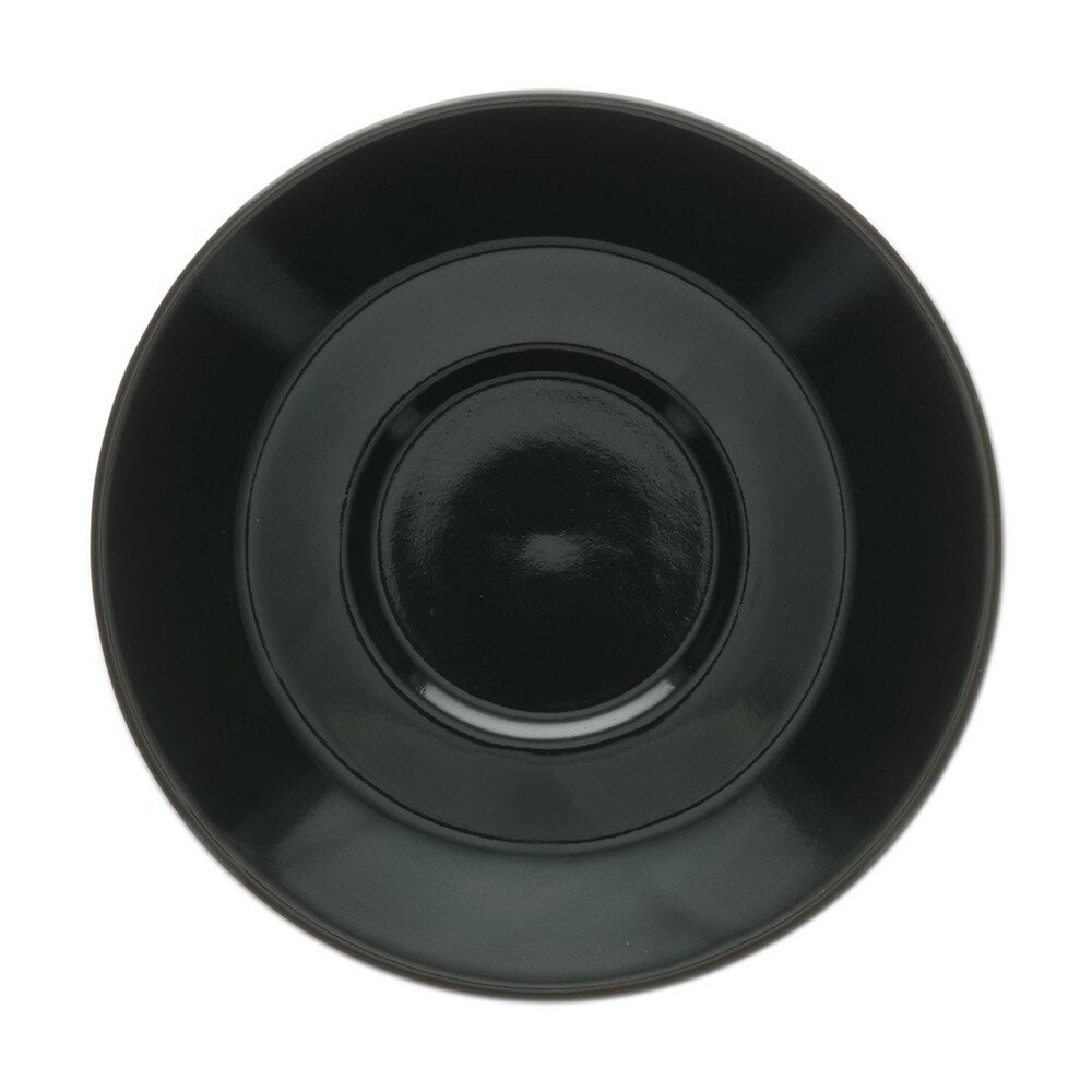 Černý porcelánový podšálek ø 16,5 cm Barista – BonBistro