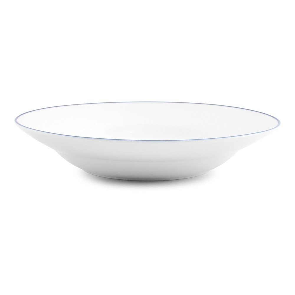 Bílý hluboký porcelánový talíř ø 23 cm Basic White – BonBistro