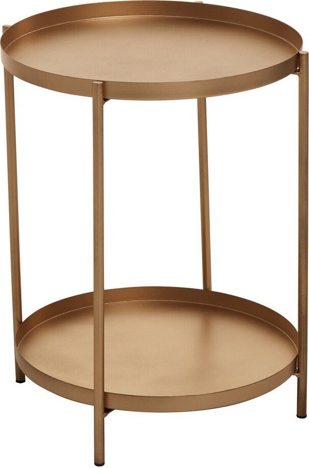 Kovový kulatý odkládací stolek ø 40 cm Mandoli – Premier Housewares