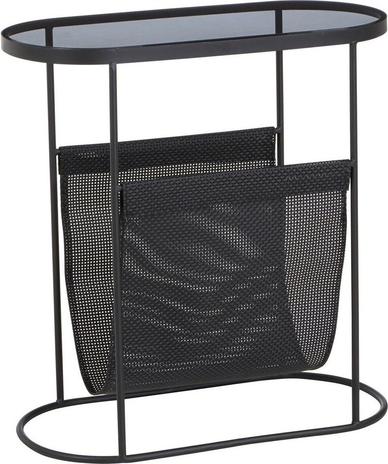 Odkládací stolek se skleněnou deskou 25x54 cm Trento – Premier Housewares