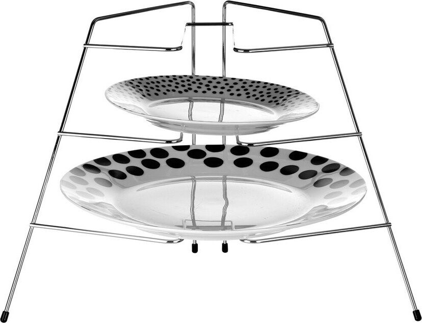 Přídavná polička z nerezové oceli ve stříbrné barvě 37x25 cm Jasper – Premier Housewares