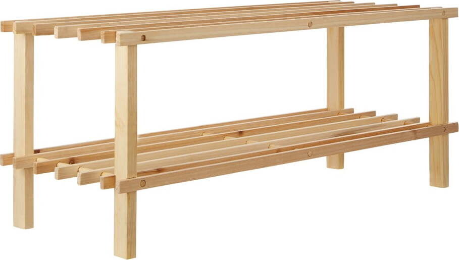 Botník z jedlového dřeva ve světle přírodní barvě 74x30x27 cm Parker – Premier Housewares
