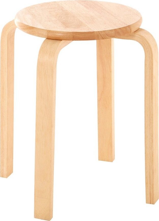 Stolička z kaučukového dřeva v přírodní barvě Heva – Premier Housewares
