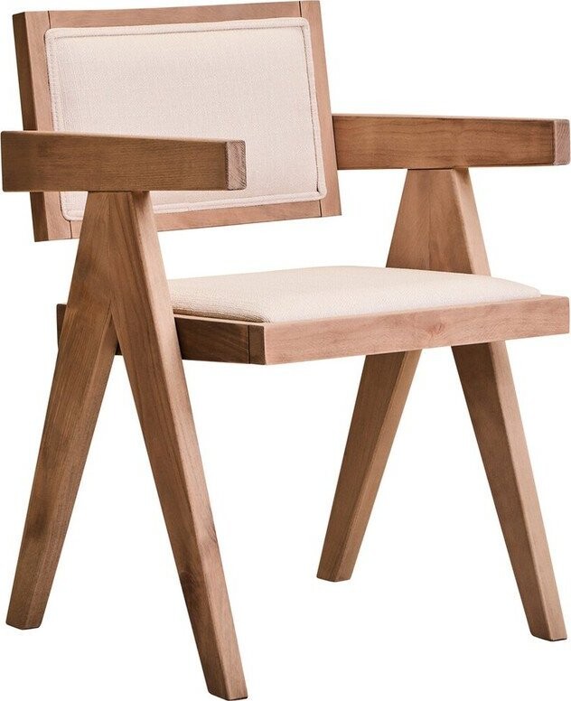 Čalouněná jídelní židle v přírodní barvě Cebu – Premier Housewares