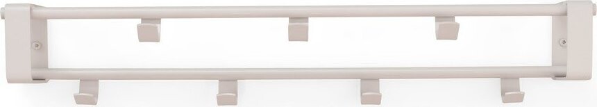 Taupe ocelový nástěnný věšák s poličkou 60 cm Rex – Spinder Design
