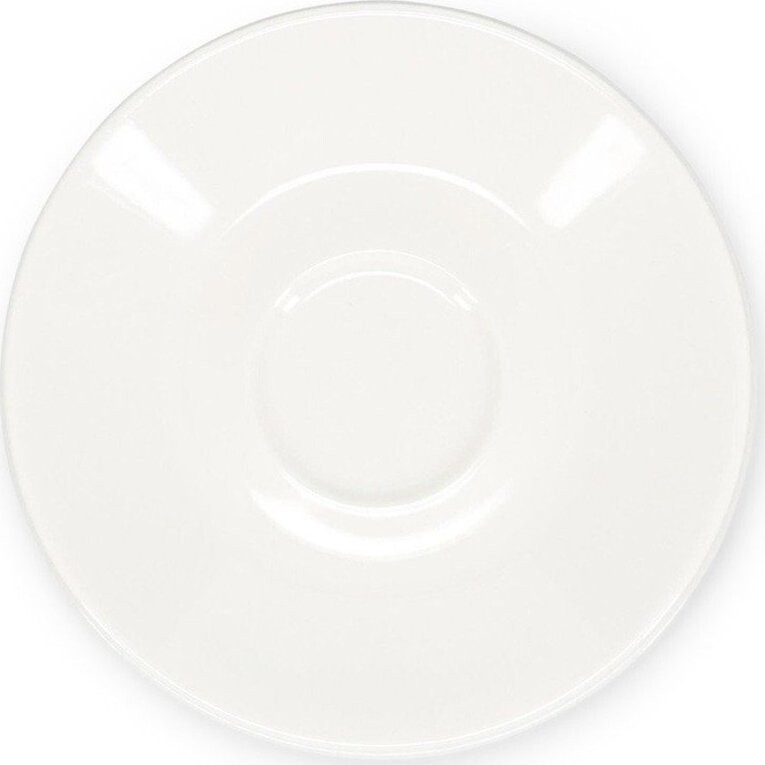 Bílý porcelánový podšálek ø 12,5 cm Barista – BonBistro