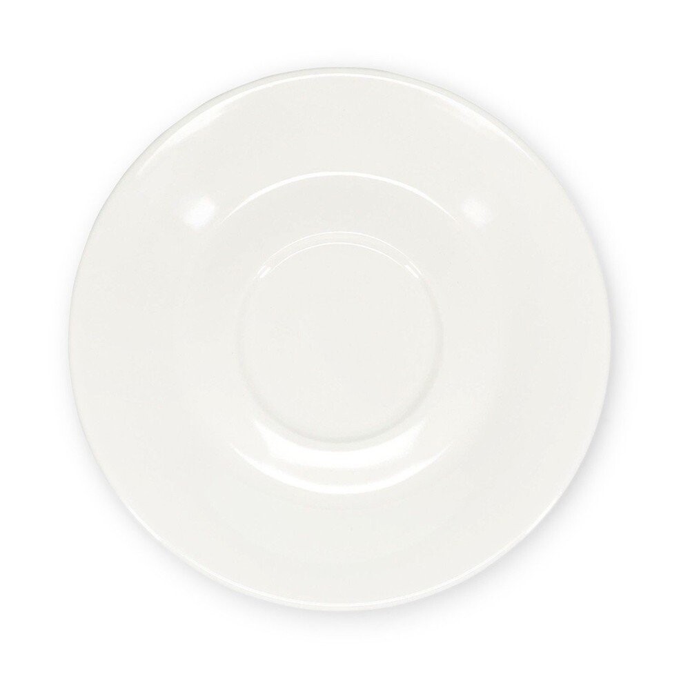 Bílý porcelánový podšálek ø 15,5 cm Barista – BonBistro