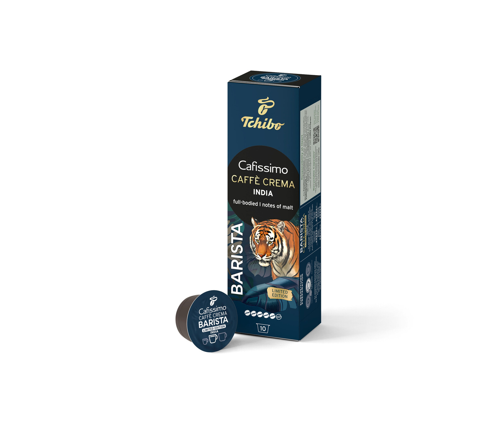 Cafissimo Barista Caffè Crema India − 10 kapslí - Intenzita: 5/6