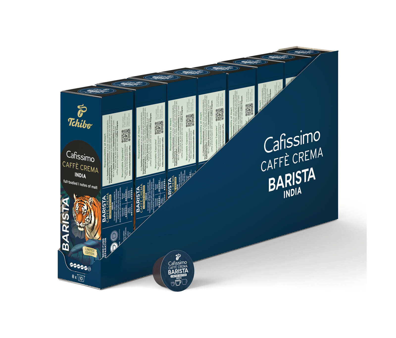 Cafissimo Barista Caffè Crema India − 80 kapslí - Intenzita: 5/6