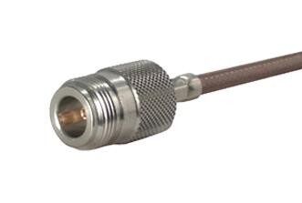 Huber+Suhner 21_N-50-3-8/133_Ne Rf Coax Conn, N Jack, 50 Ohm, Cable