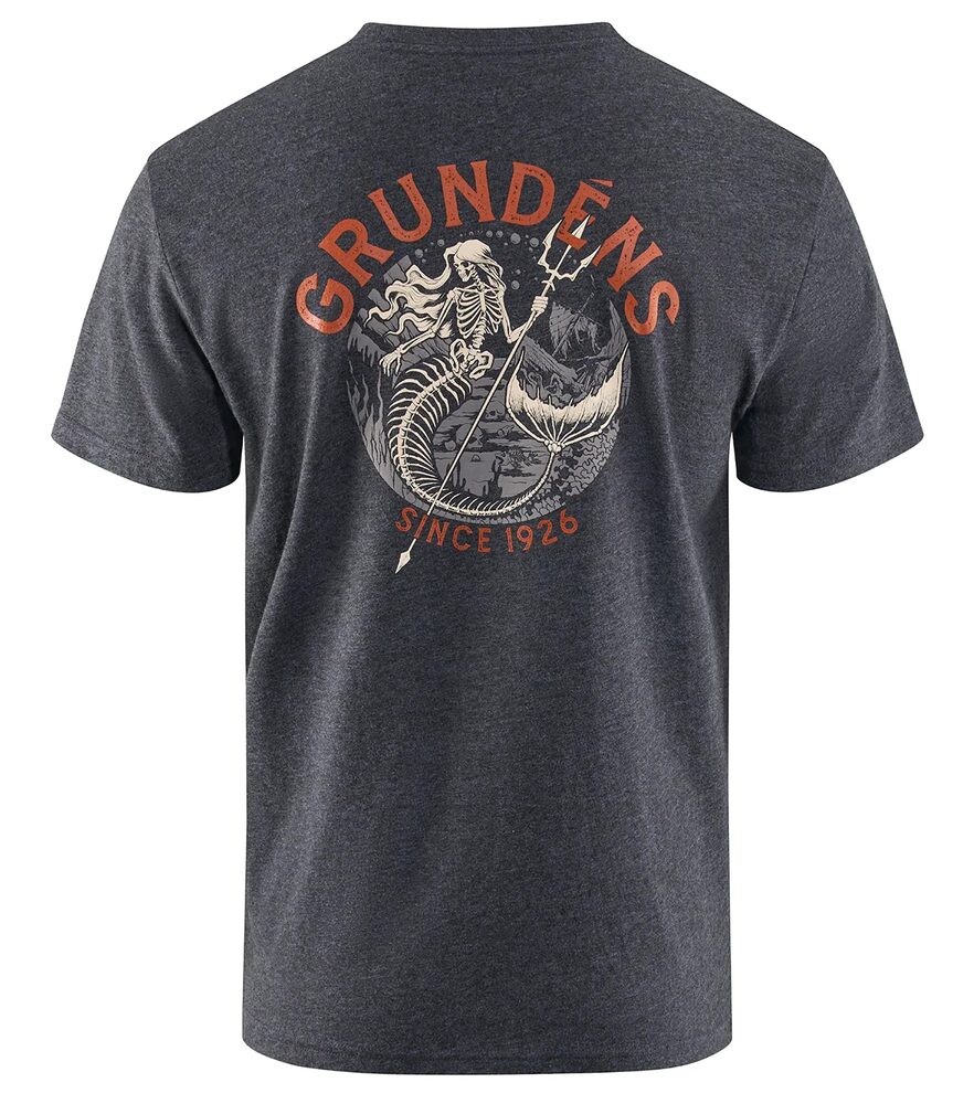 Grundéns Triko Dead Reckoning SS T-Shirt Heather Charcoal - L