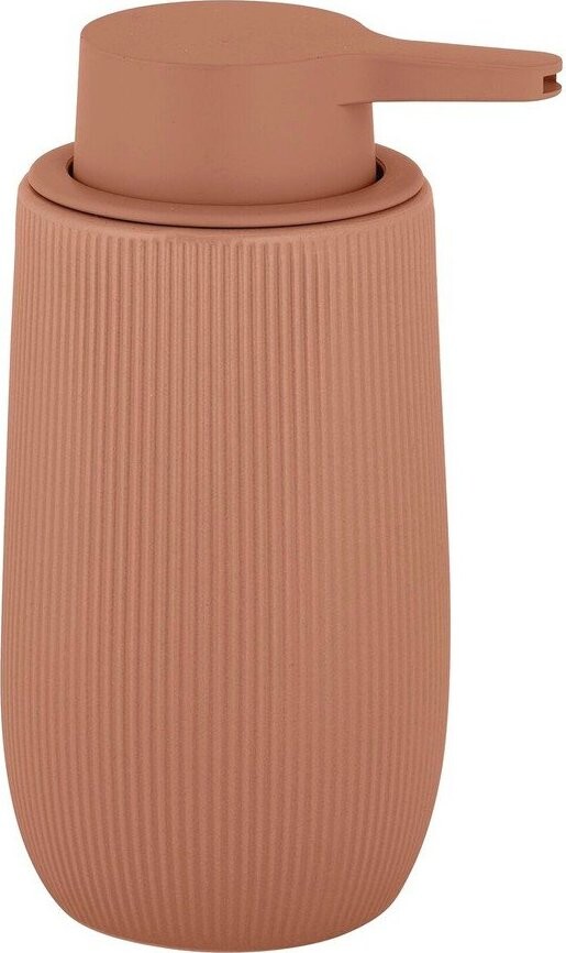 Hnědý plastový dávkovač mýdla 400 ml Fablo – Wenko