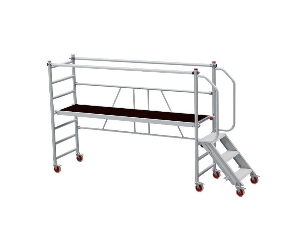 Skládací lešení se schody JUMBO 250x74 cm 250SKT