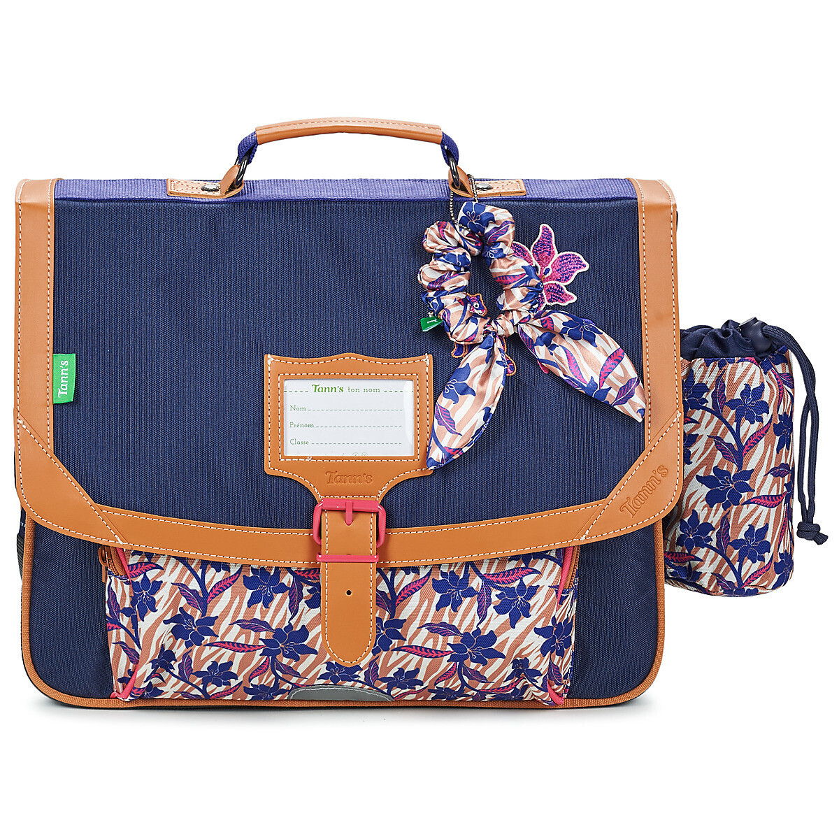 Tann's  MAINA CARTABLE 38 CM POCHE GOURDE  Tmavě modrá