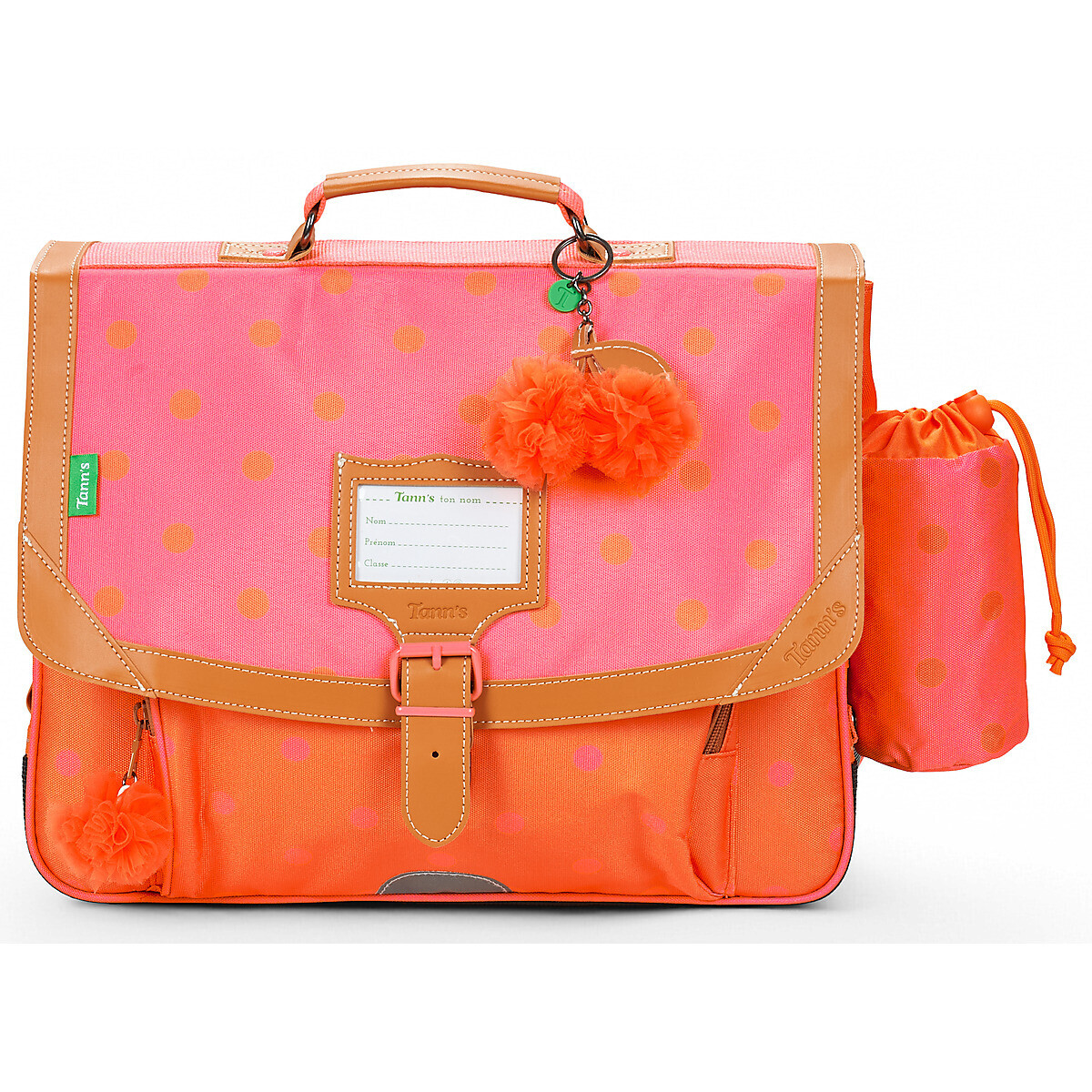Tann's  SIDONIE CARTABLE 38 CM POCHE GOURDE  Růžová