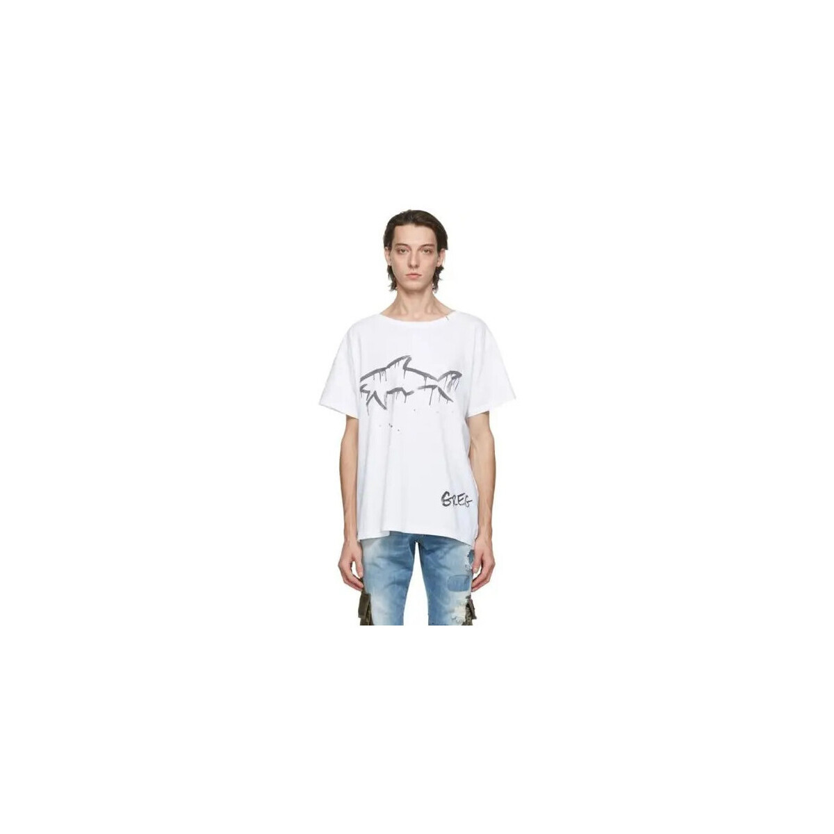 Paul & Shark  T-SHIRT PAUL   SHARK A20P1513 010 WHITE  Bílá