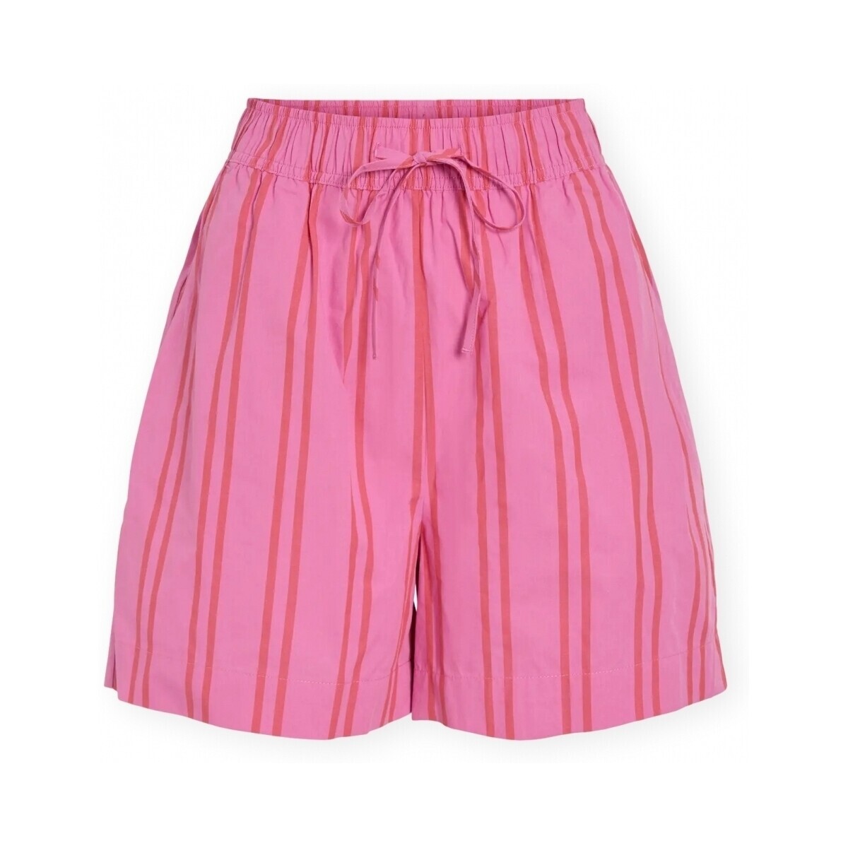 Vila  Willow Shorts - Fiji Flower/Hibiscus  Růžová