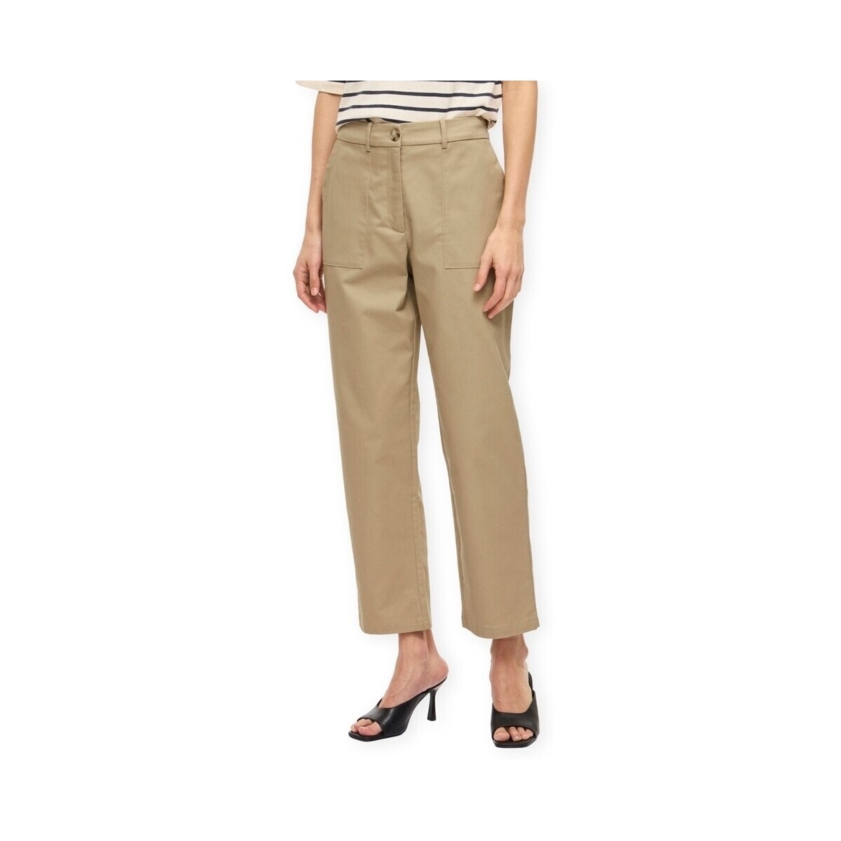 Vila  Rekka Trousers - Travertine  Béžová