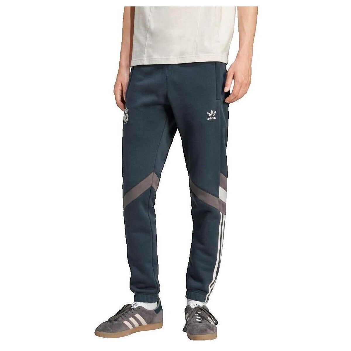 adidas  Pantalon  Real Madrid Originals  Šedá