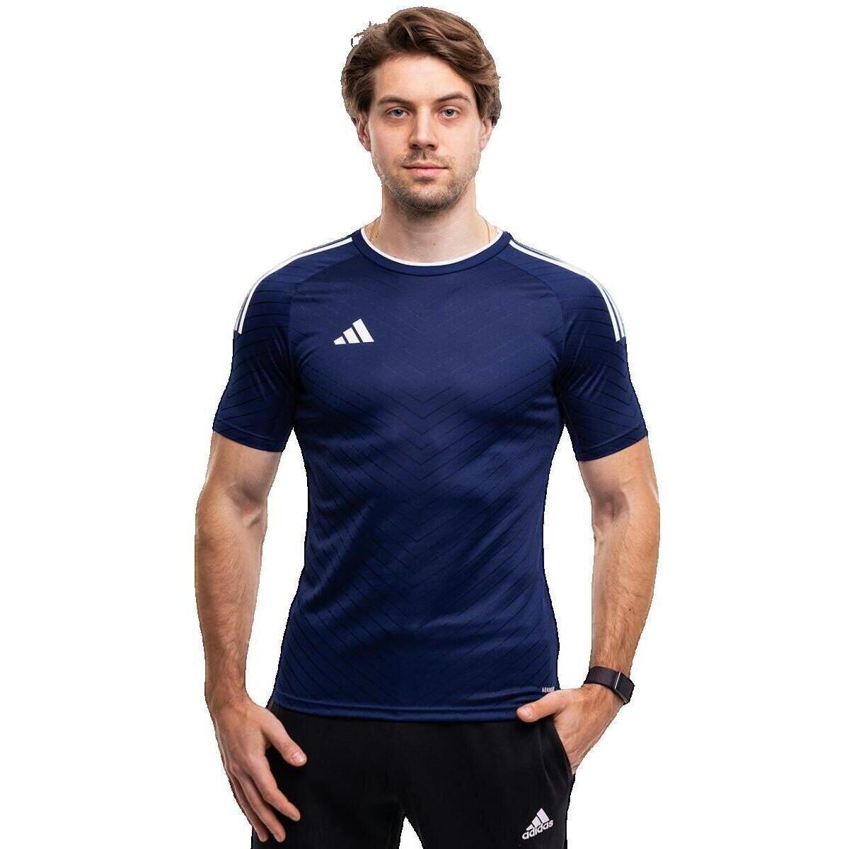 adidas  T-shirt  Campeon 23 ajusté  Modrá