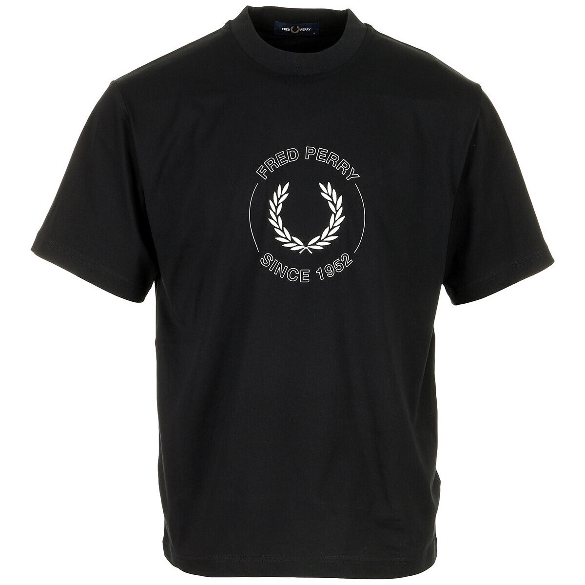 Fred Perry  Circle Graphic T-Shirt  Černá