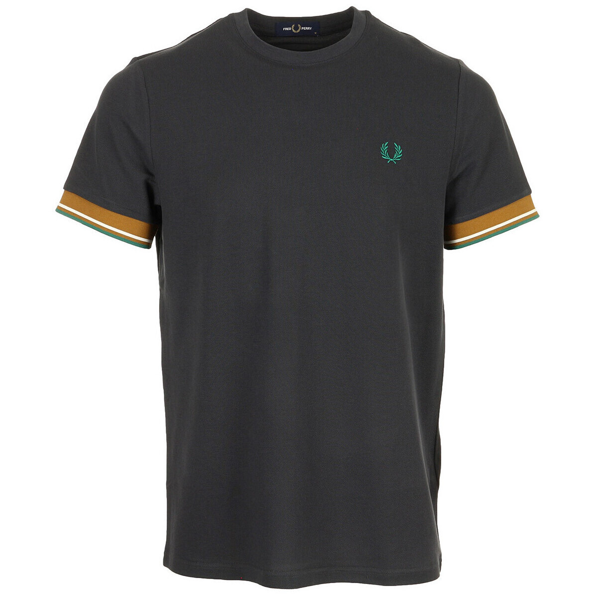 Fred Perry  Twin Tipped Cuff T-Shirt  Šedá