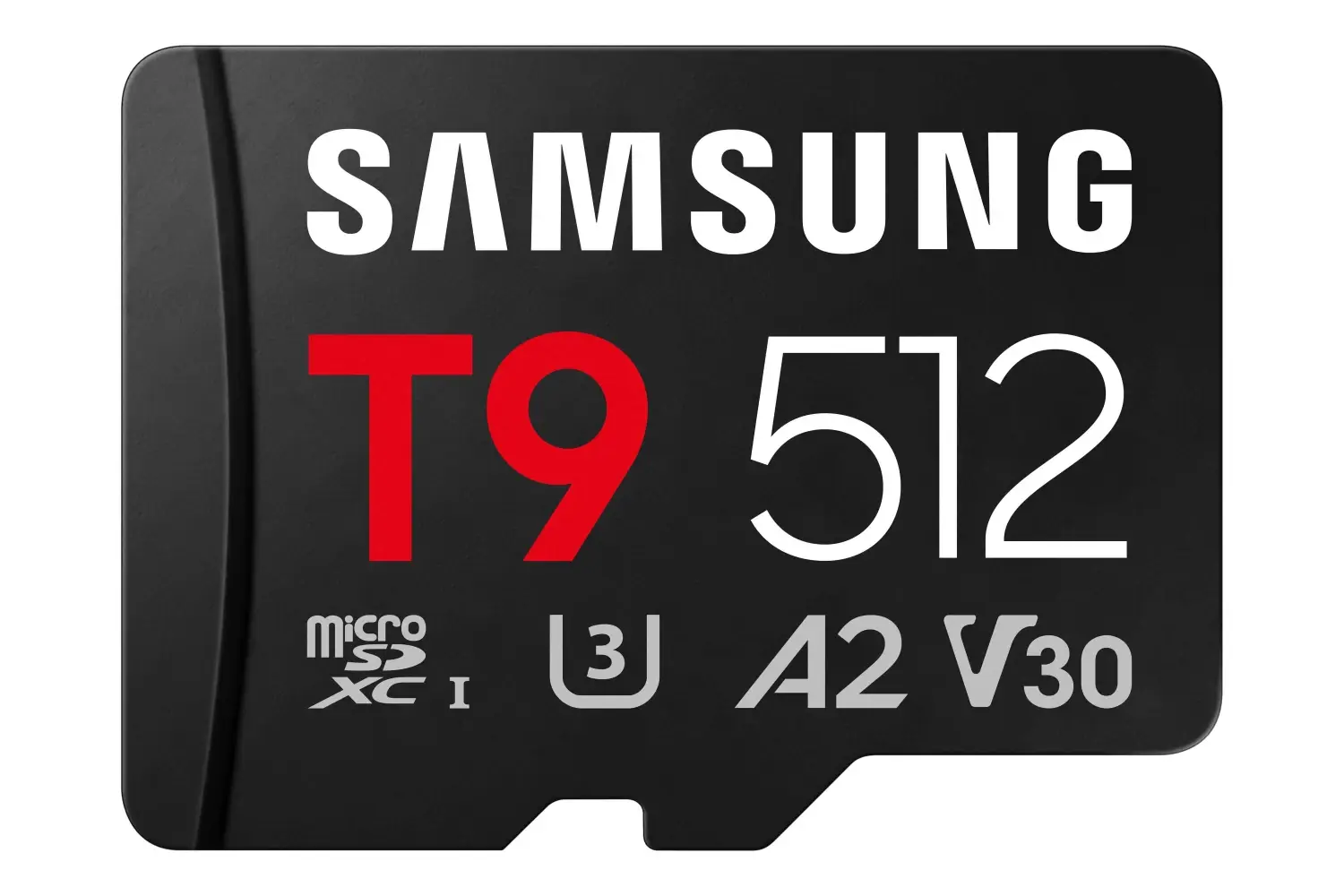 Paměťová karta Samsung T9/Micro SDXC/512GB/UHS-I U3 / Class 10/+ Adaptér/Černá