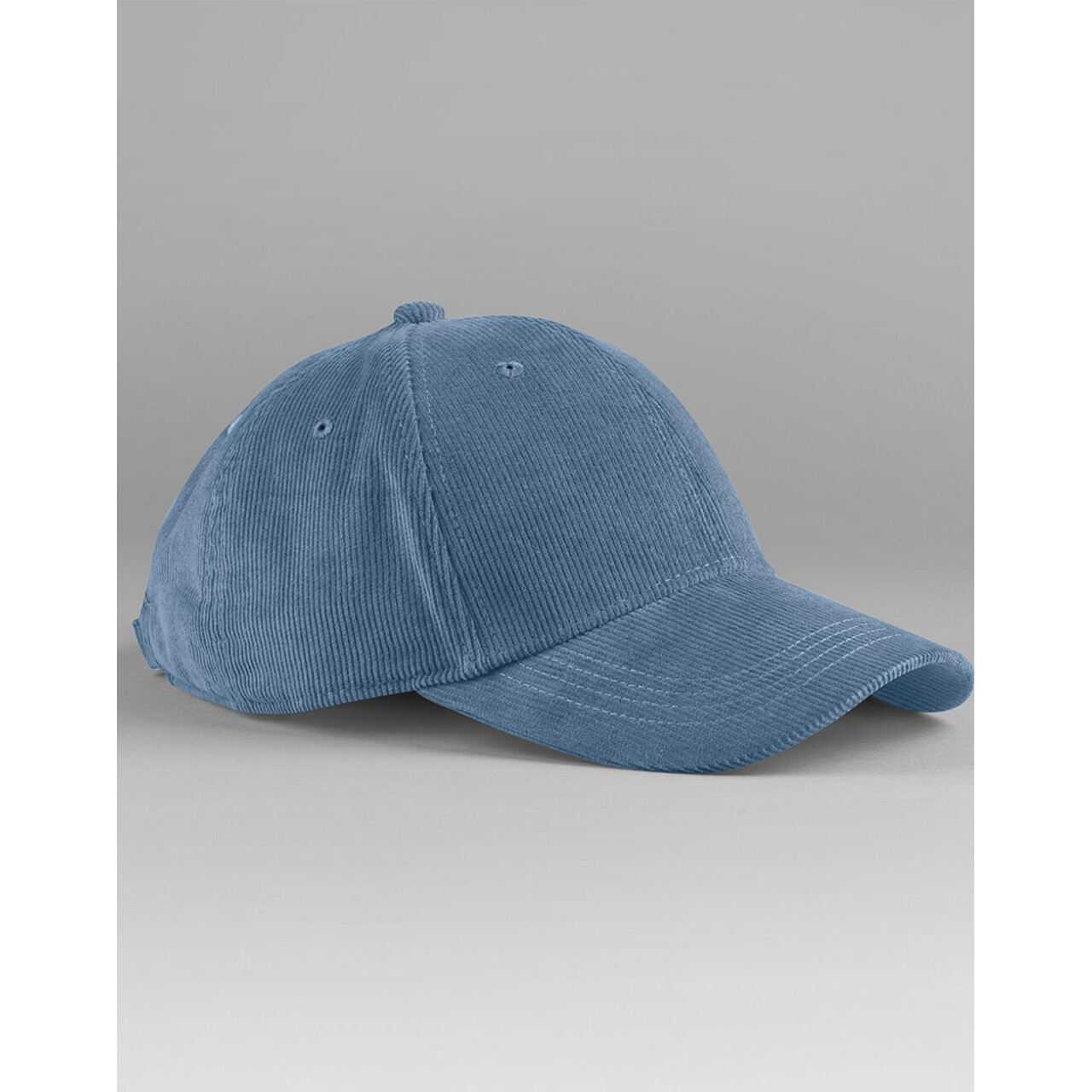 Kšiltovka Beechfield EarthAware Organic Cord Baseball Cap - modrá
