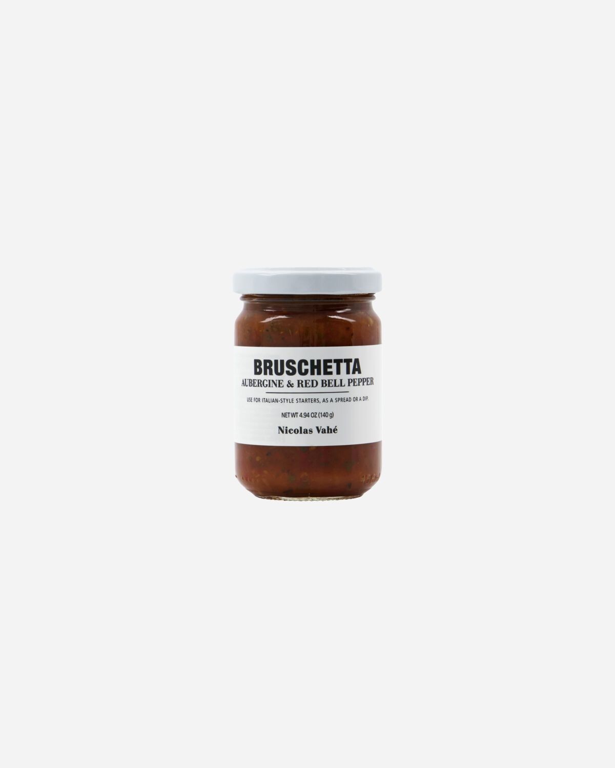 Bruschetta lilek a červená paprika 140 g AUBERGINE & RED BELL PEPPER Nicolas Vahé