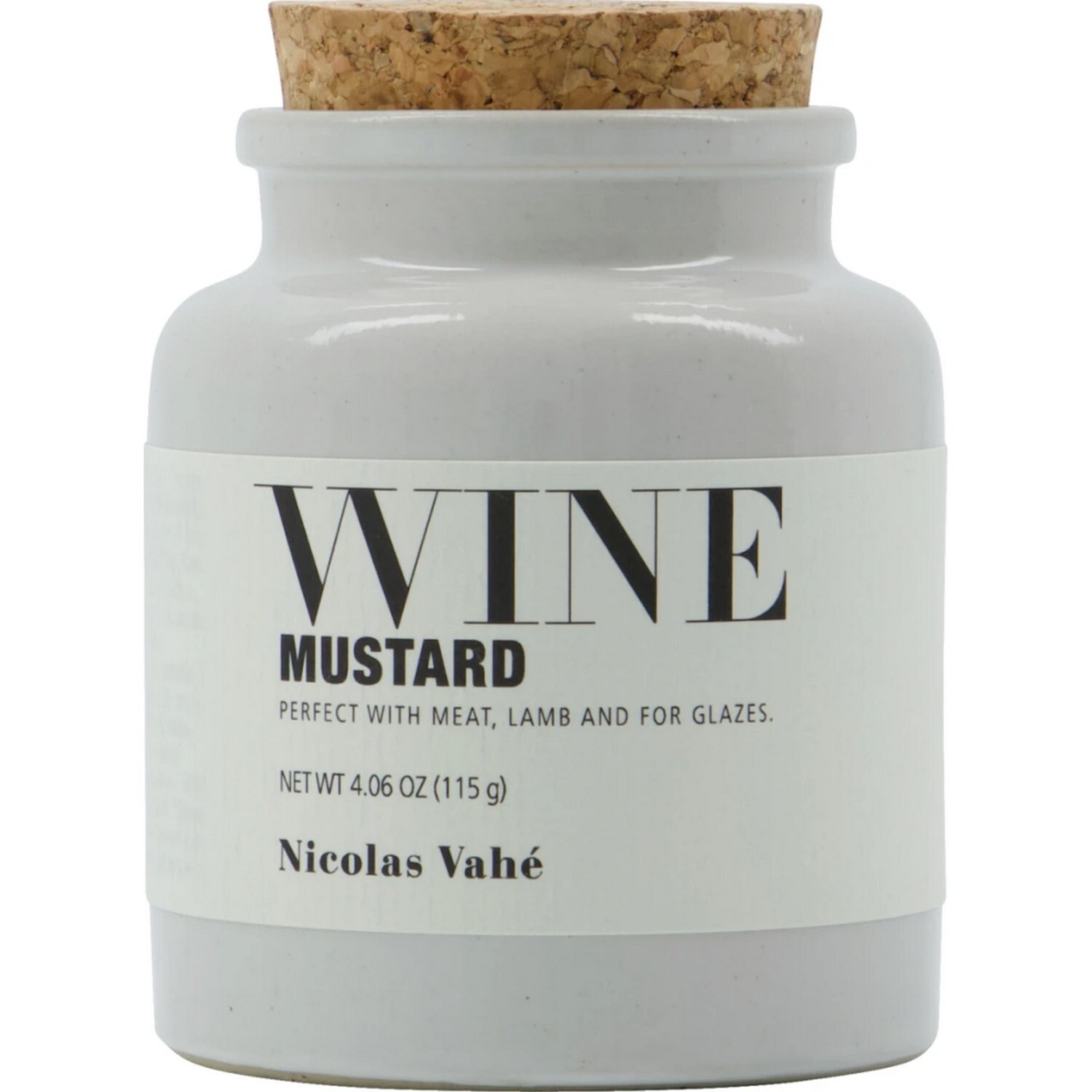 Hořčice s červeným vínem 115 g WINE Nicolas Vahé