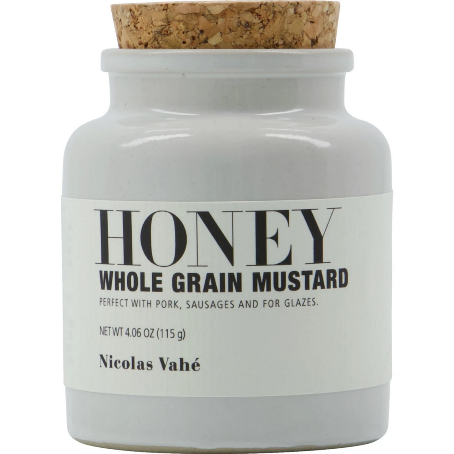 Celozrná hořčice s medem 115 g HONEY Nicolas Vahé
