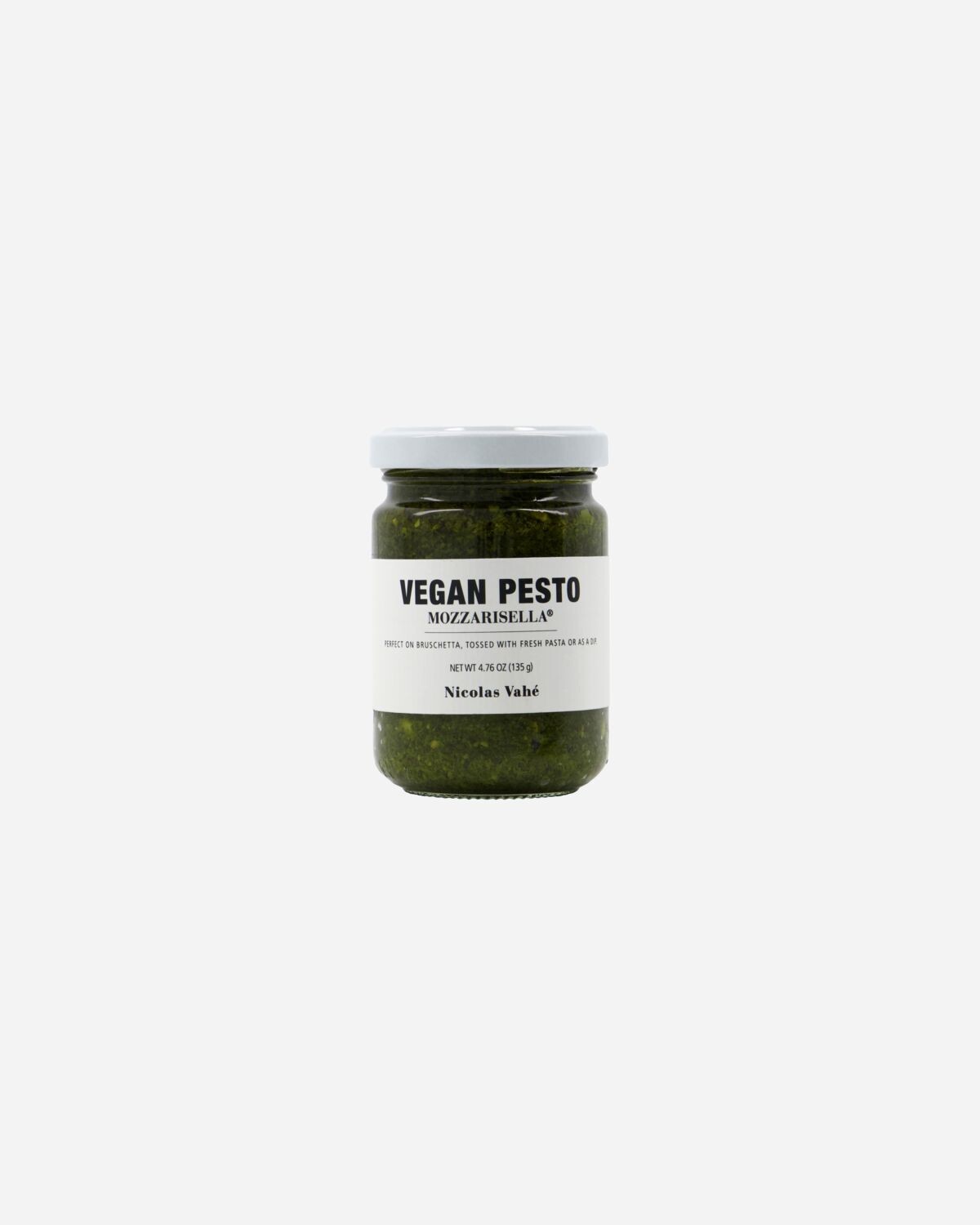 Veganské pesto s mozzarisellou 135 g MOZZARISELLA Nicolas Vahé