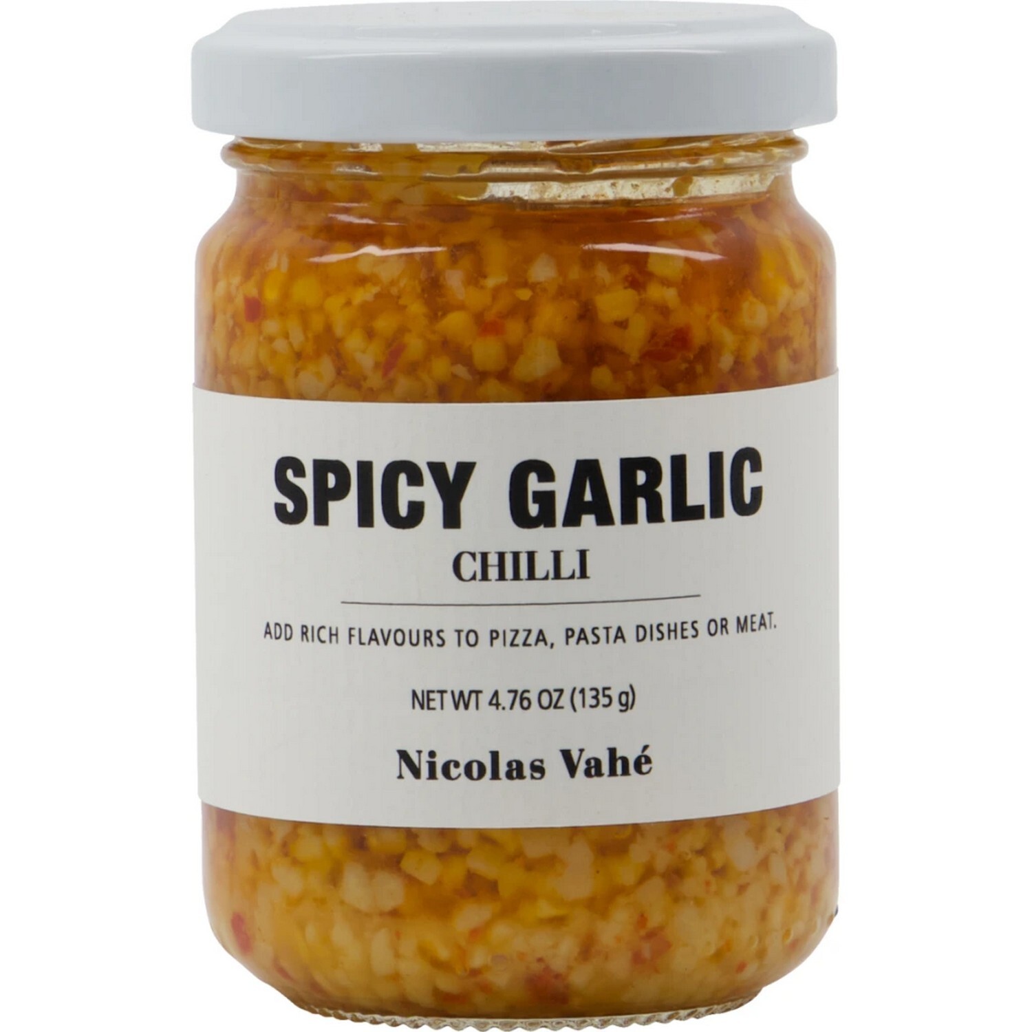 Pikantní česnek v chilli oleji 135 g SPICY GARLIC Nicolas Vahé