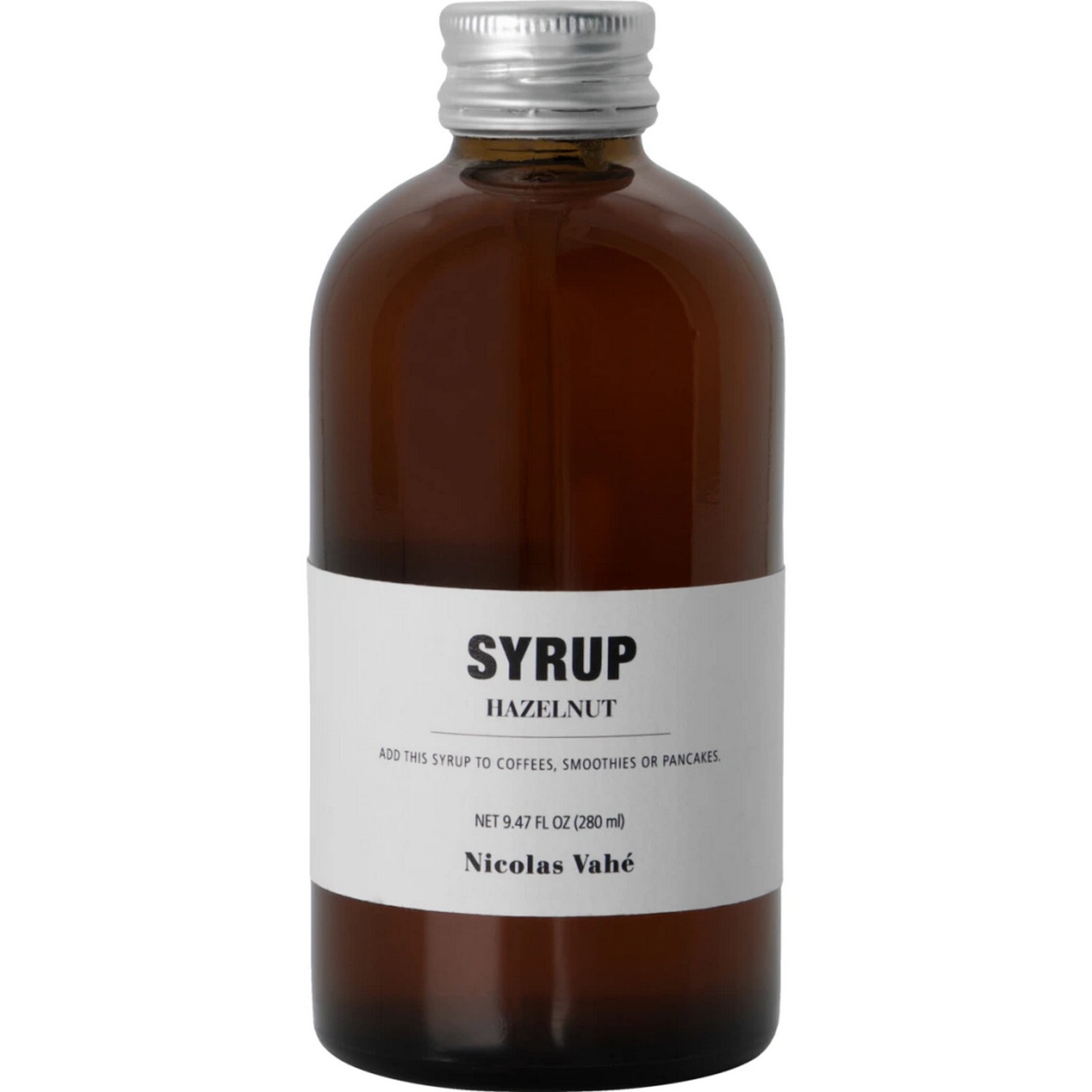 Sirup do kávy s příchutí lískových ořechů 280 ml HAZELNUT Nicolas Vahé