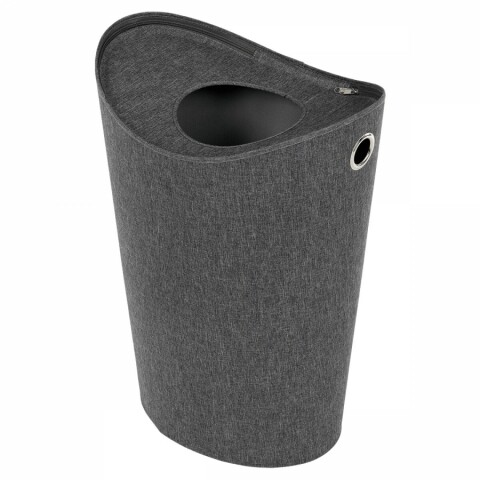 Koš prádelní - látkovo-papírový, se zipem, barva šedá DT3024 GREY Autronic