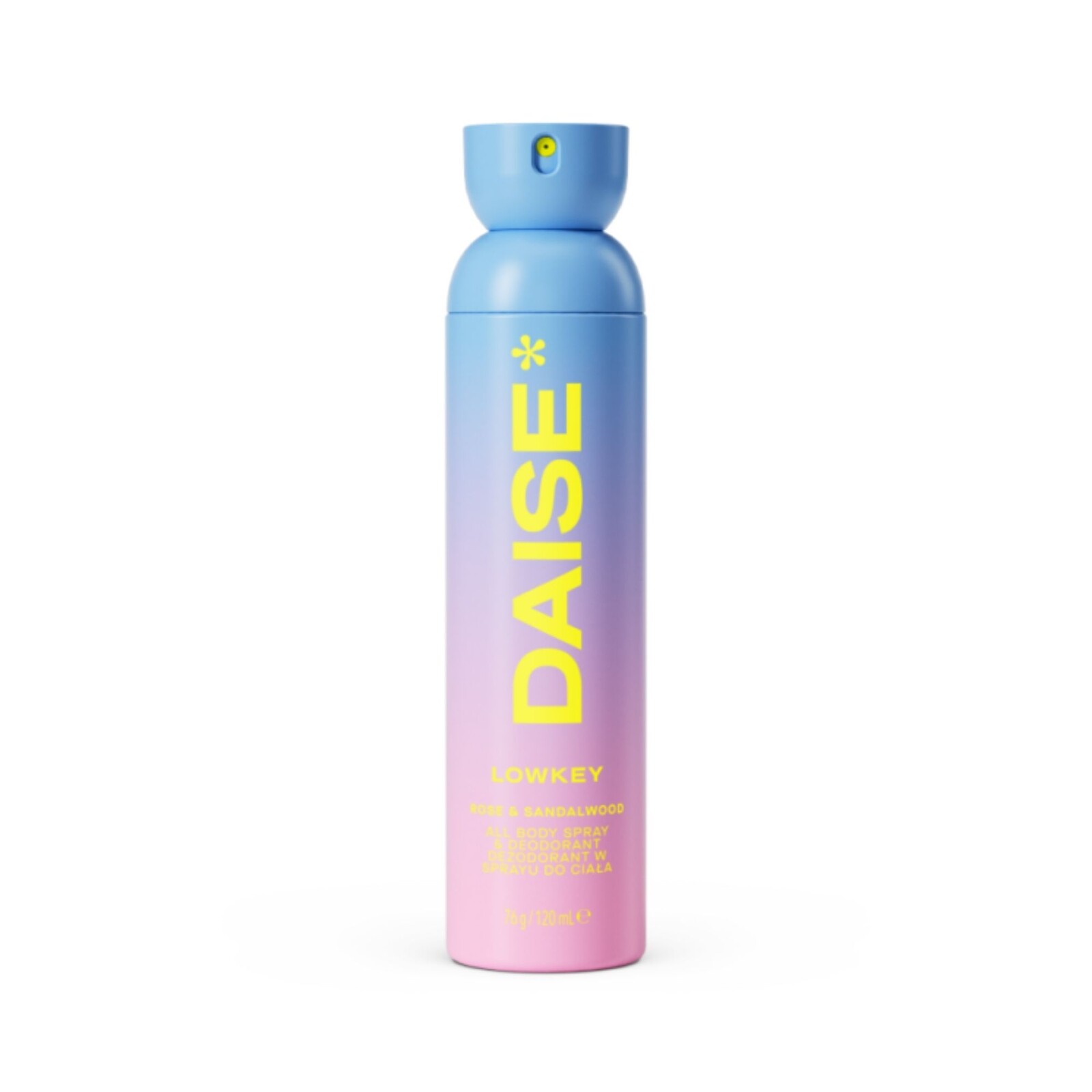 Daise Tělový sprej a deodorant Lowkey Body Spray & Deodorant 120 ml