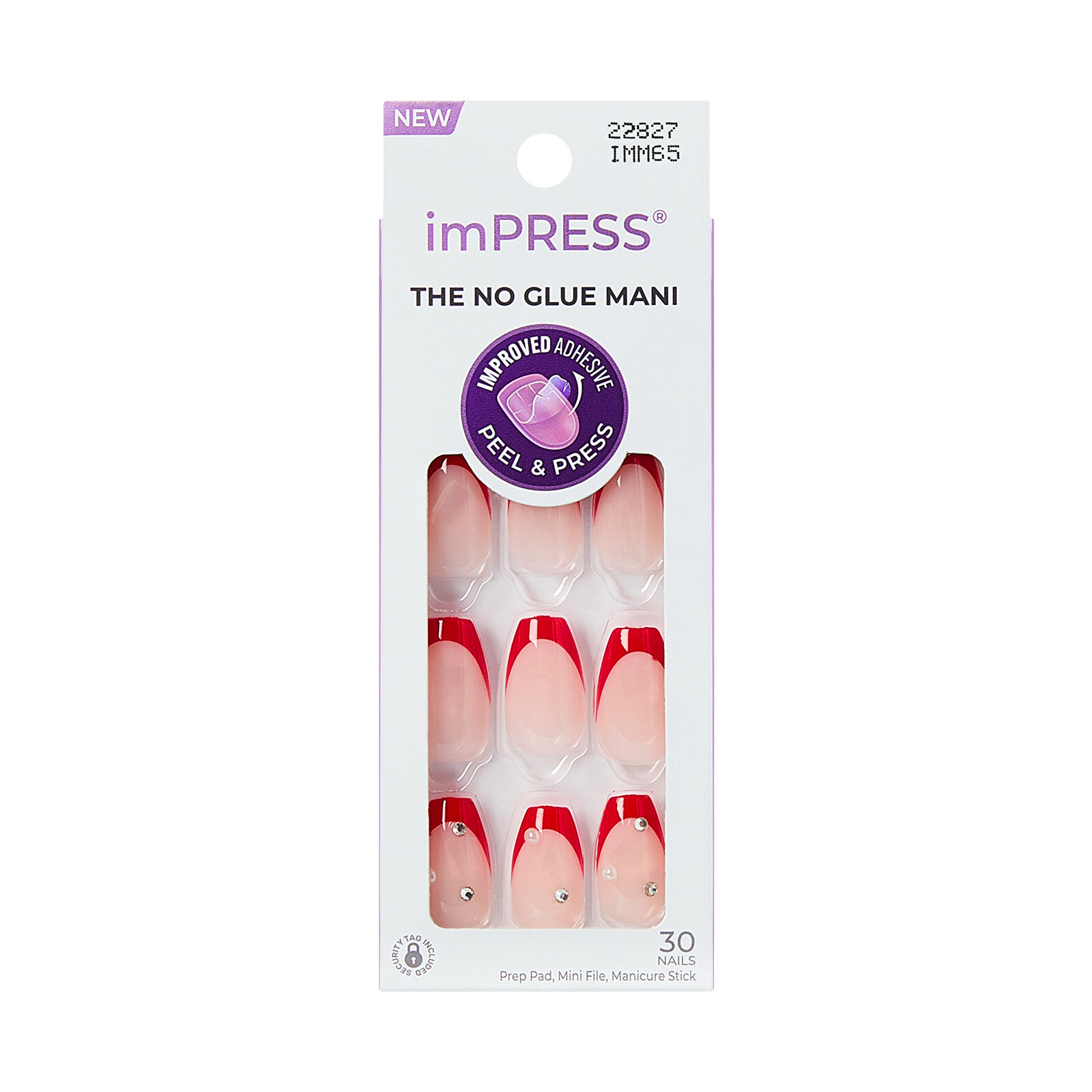 KISS Samolepicí nehty imPRESS Nails Happy World 30 ks