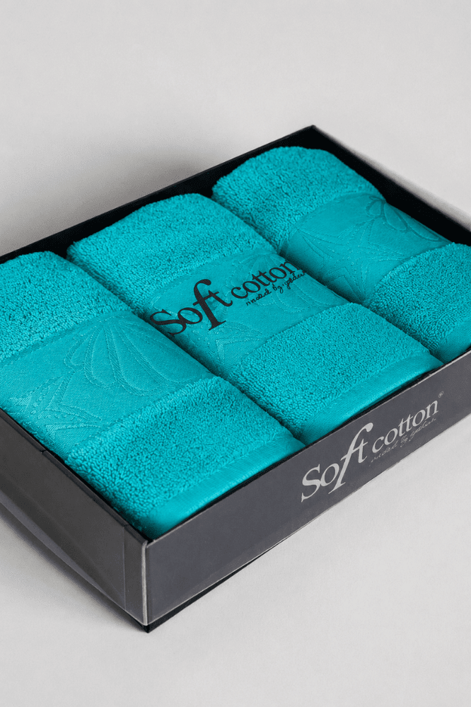 Soft Cotton Dárková sada malých ručníků STARFISH, 3 ks