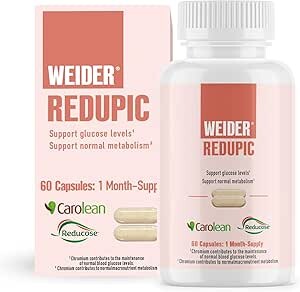 Weider Redupic Support Glucose Levels 60 cps, kapsle s rostlinnými extrakty a chromem