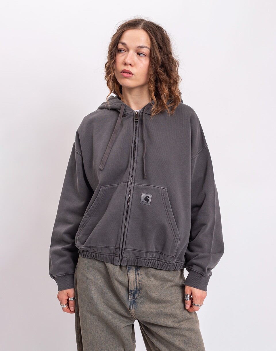 Carhartt WIP W' Hooded Hoggard Jacket Black garment dyed XS