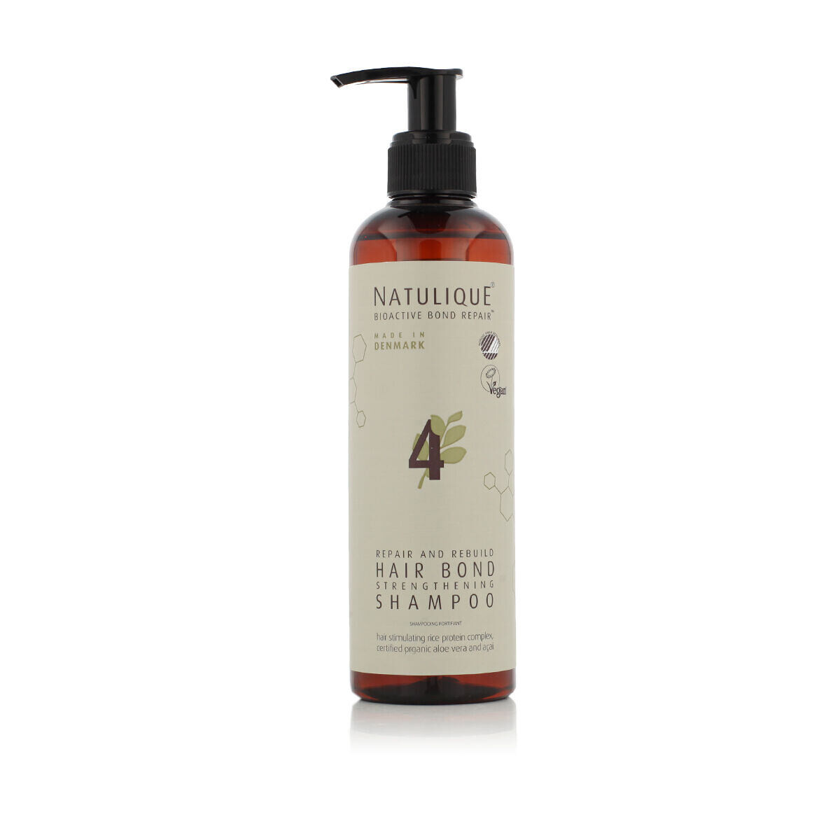 Natulique BioActive Bond Repair Shampoo posilující šampon pro poškozené vlasy 200 ml unisex