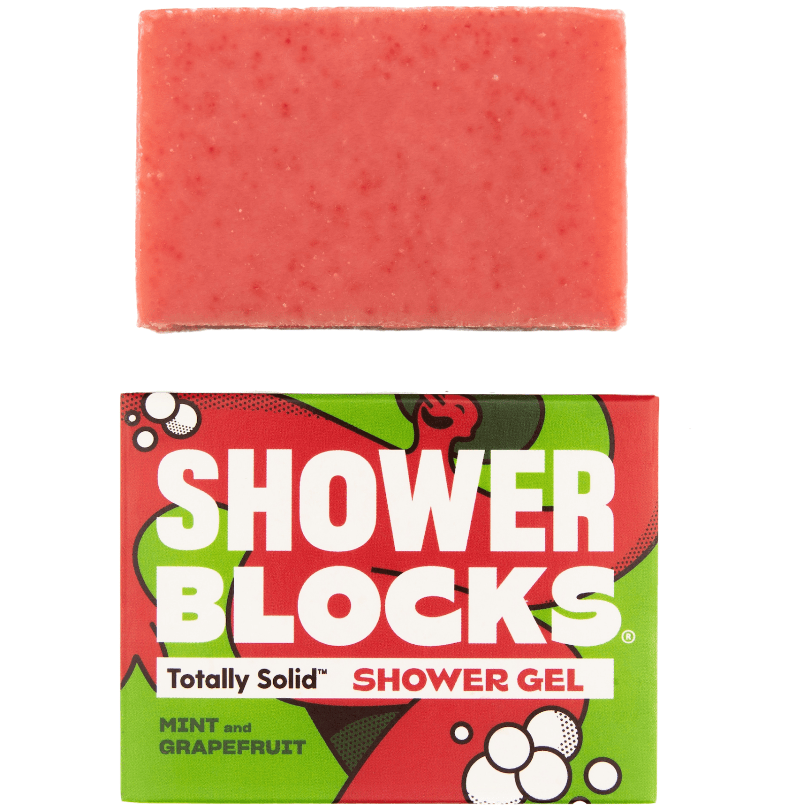 Sprchový gel Shower Blocks Solid Shower Gel - Mint & Grapefruit Barva: modrá