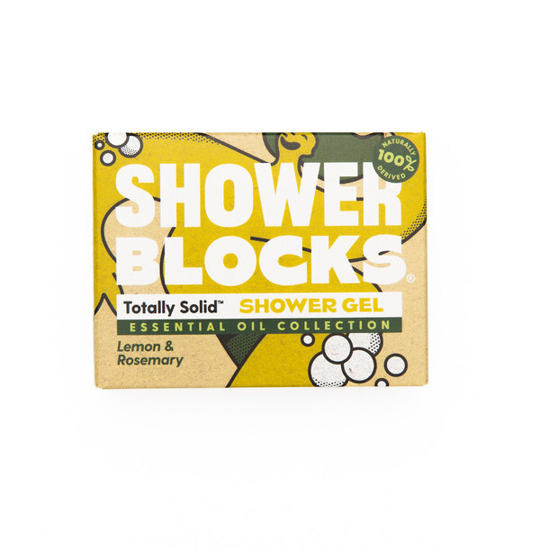 Sprchový gel Shower Blocks Solid Shower Gel EO Range - Lemon & Rosemary Barva: žlutá