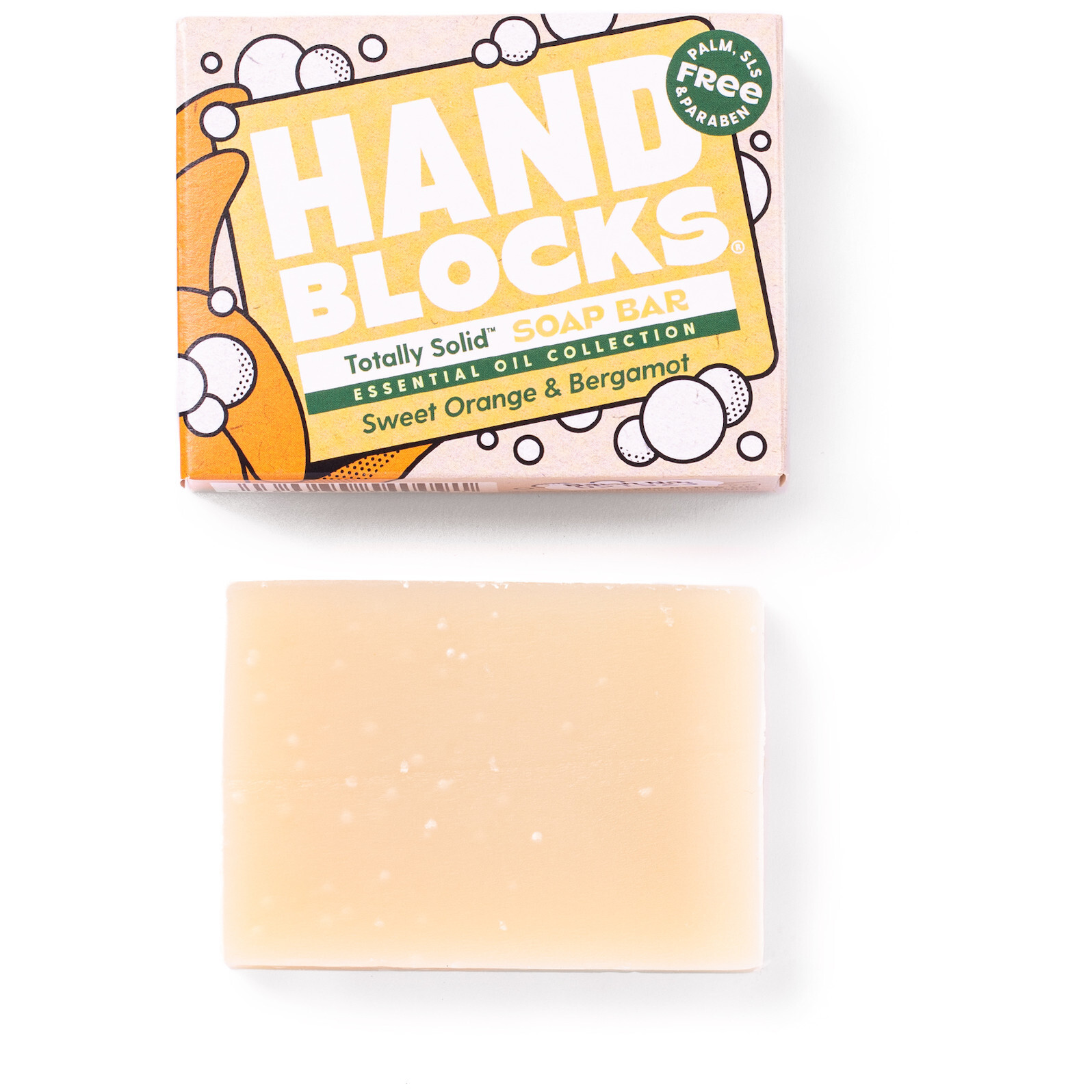 Cestovní mýdlo Shower Blocks Hand Soap - Sweet Orange & Bergamot Barva: oranžová