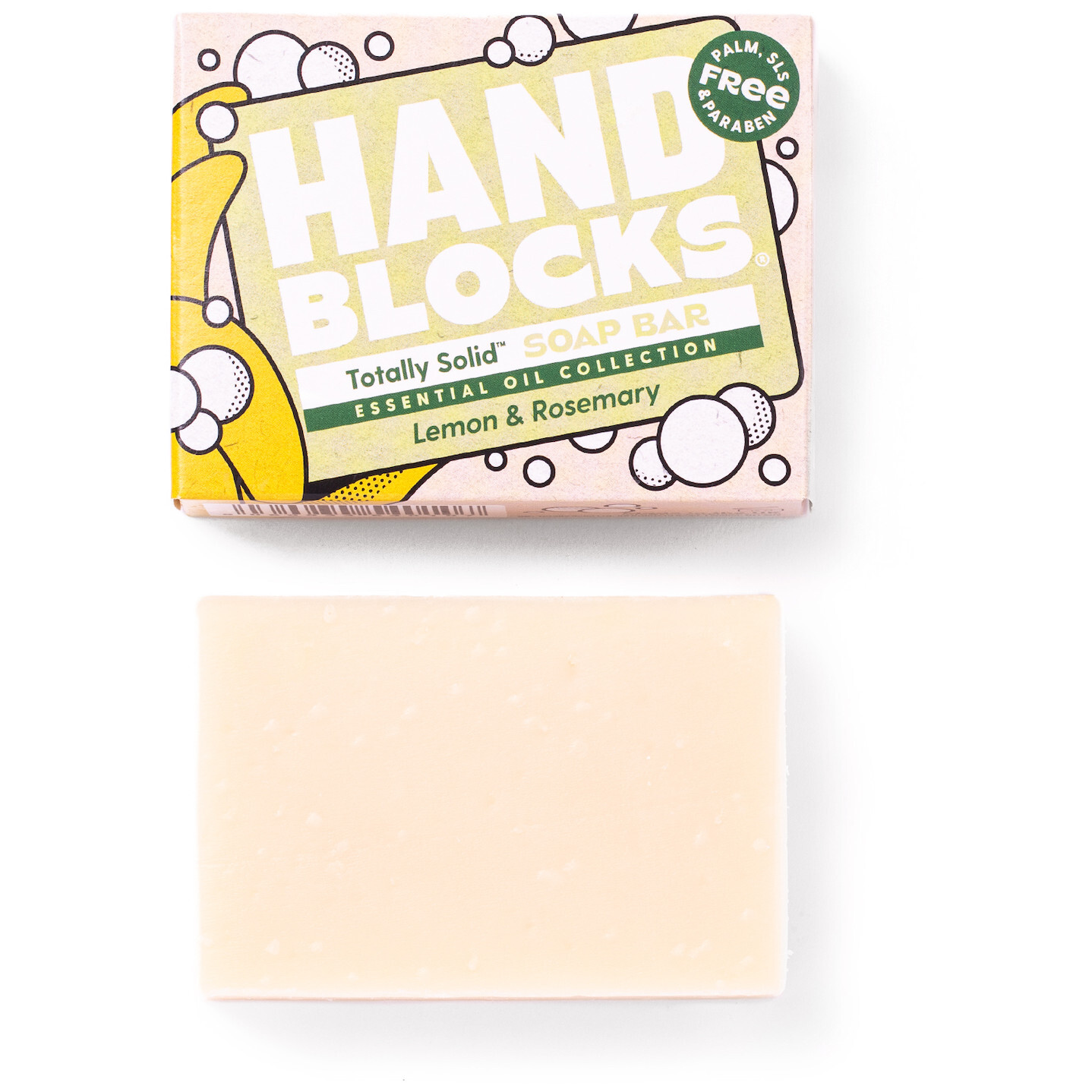 Cestovní mýdlo Shower Blocks Hand Soap - Lemon & Rosemary Barva: růžová