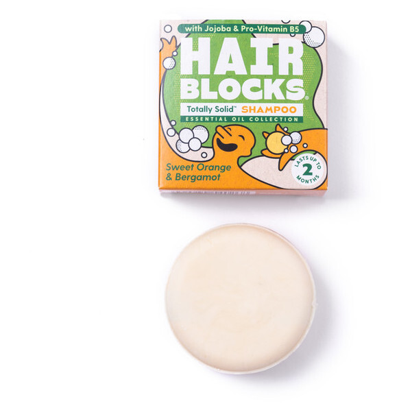 Šampon Shower Blocks Solid Shampoo - Sweet Orange & Bergamot Barva: zelená