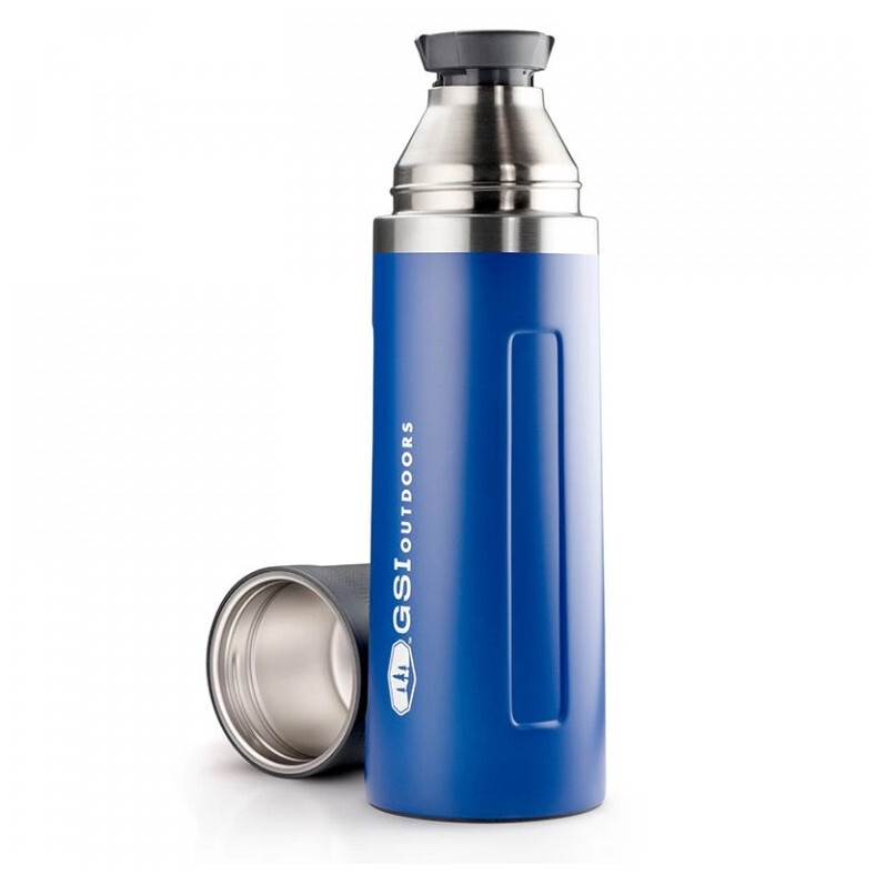 Termoska GSI Outdoors Glacier Stainless Vacuum Bottle 1l Barva: modrá
