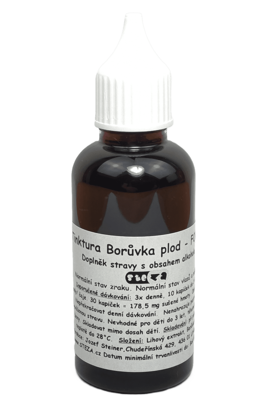 STEZA - Tinktura Borůvka plod - FORTE 3x 50ml.