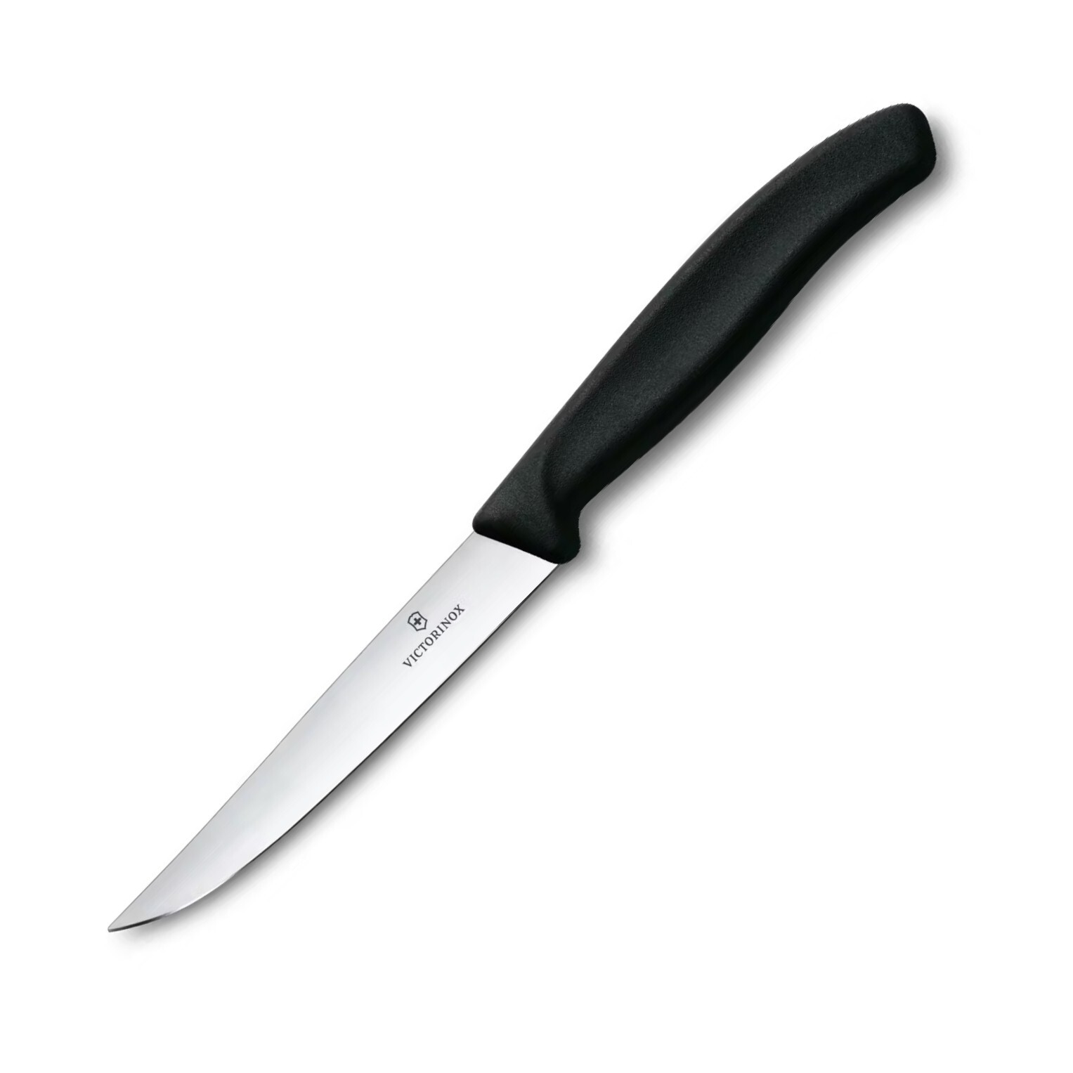 Steakový nůž SWISS CLASSIC 11 cm, černá, plast, Victorinox